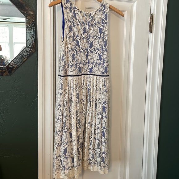 Anthropologie Lace Overlay Dress - Picture 6 of 7